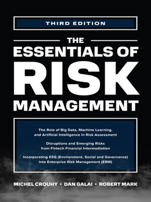 cover image of The Essentials of Risk Management